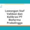 Lowongan Staf Validasi dan Kalibrasi PT Biofarma Probolinggo